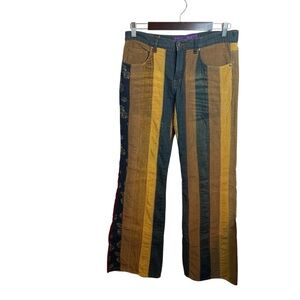 Gypsy Jeans | 100% Cotton Corduroy Patchwork Flare Jeans | Sz 9/10 | Y2K